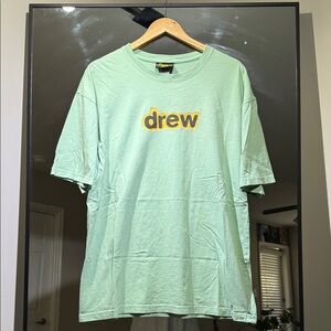 DREW Drewhouse justin Bieber Men's Light Green Short Sleeve Tee